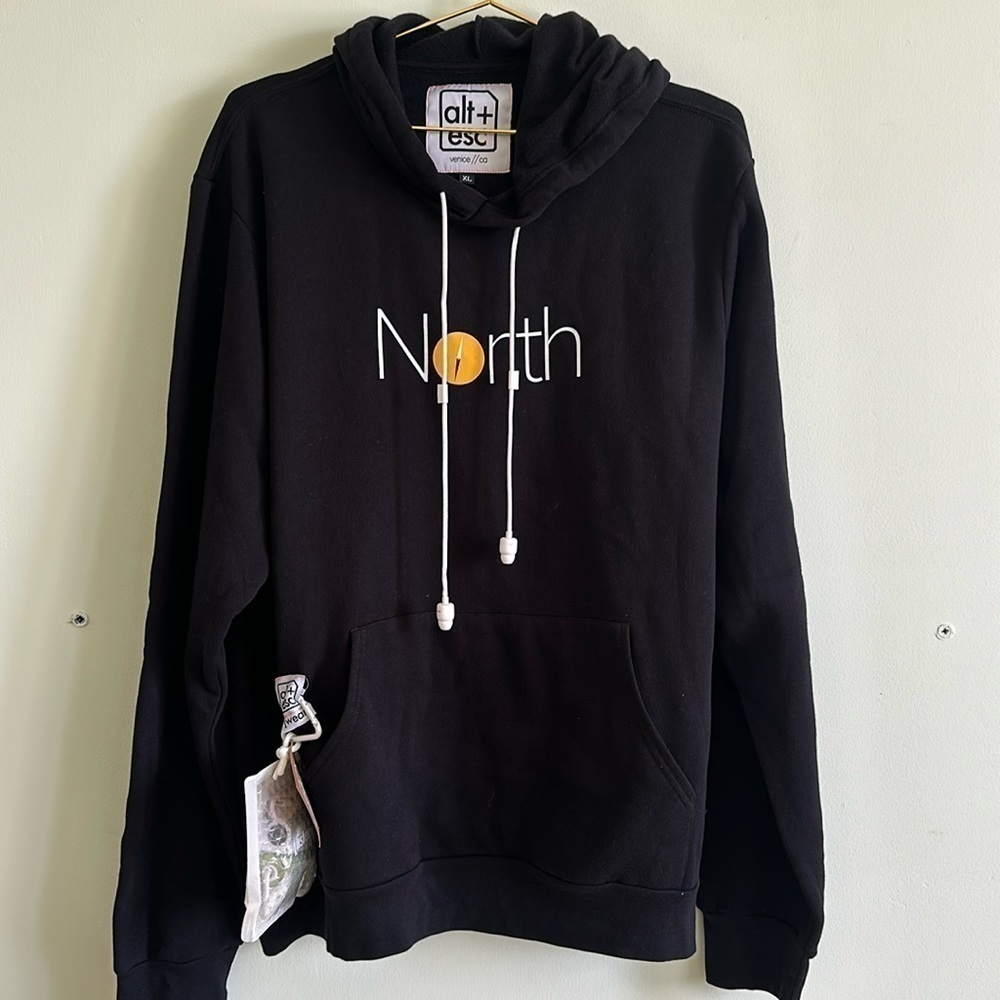 Alt + Esc Tech Black North Wear Hoodie Size XL The Kit